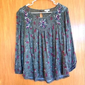 NWT Mason & Belle Floral Top